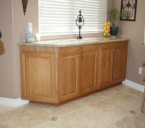 Custom Oak Cabinets